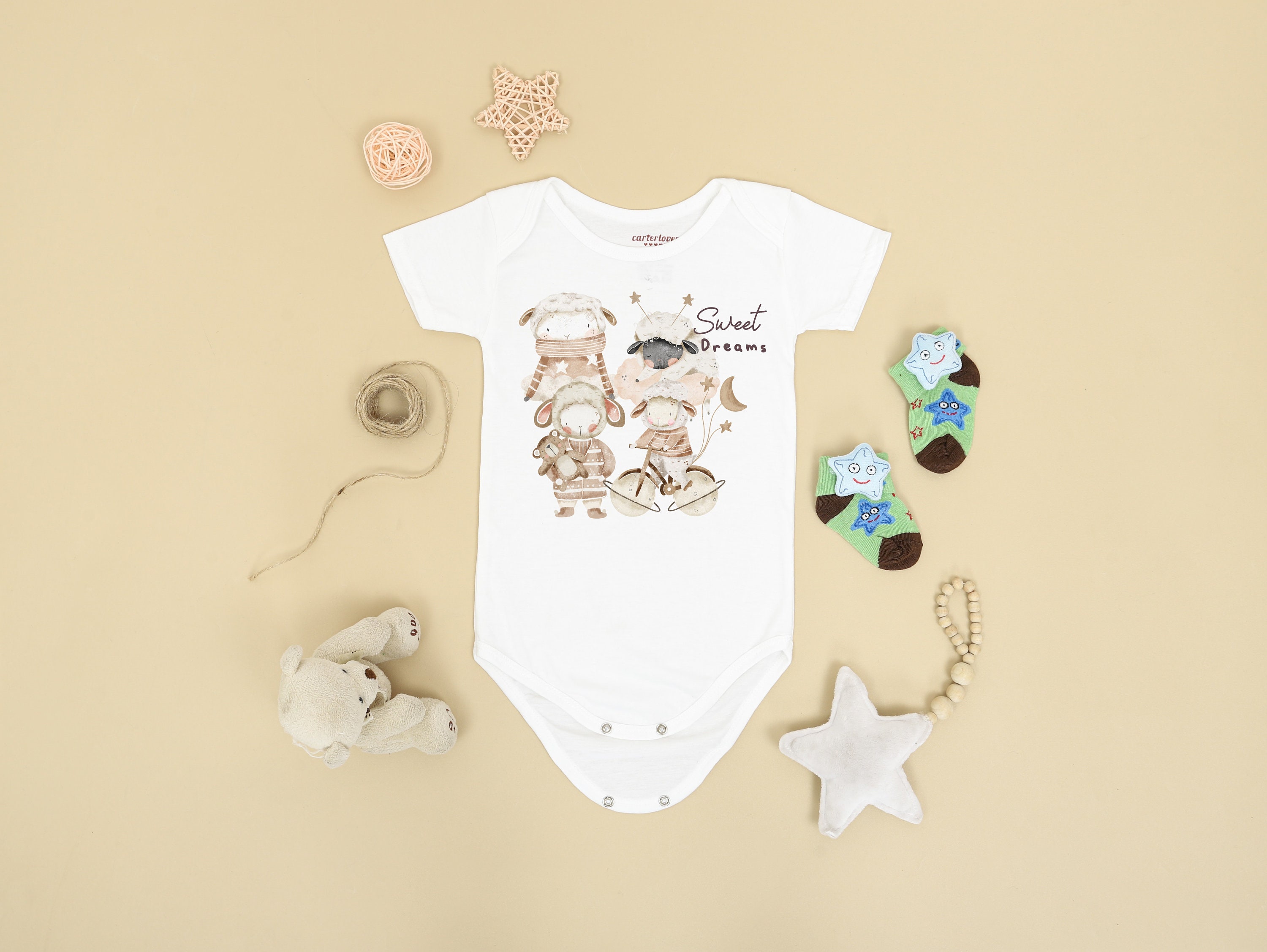 1 PNG for Sublimation New Baby PNG Baby Clothing Clipart Cute Sheep PNG ...