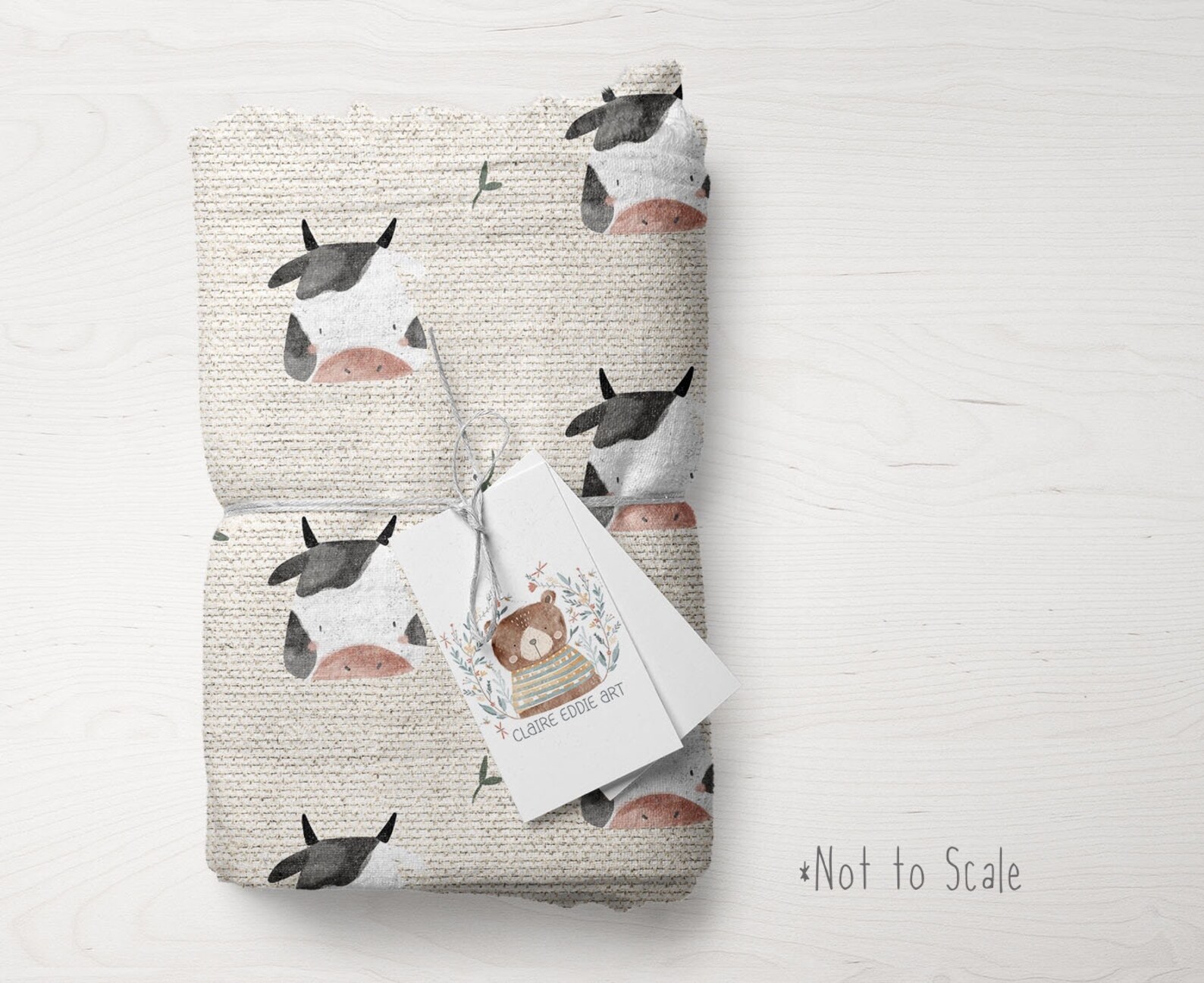 Seamless Pattern Farm Digital Paper Cow Repeat Pattern for Fabric New ...