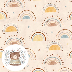 Stoffmuster für Scrapbook Papier boho Regebogen Rapportmuster für Stoff boho nahtlose neue Baby-Datei