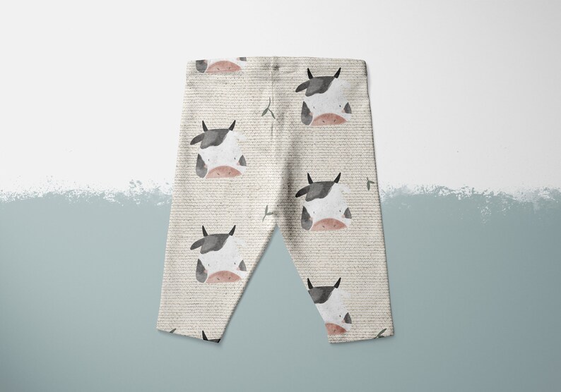 Seamless Pattern Farm Digital Paper Cow Repeat Pattern for Fabric New ...