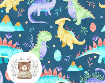 Patrón sin costuras Dinosaurio Papel digital sin costuras Dinosaurio colorido Patrón repetido para tela Ropa para niños Dinosaurio brillante sin costuras