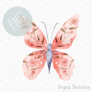 Niedliche Käfer PNG Blumen Schmetterling Clipart rosa Png Baby Mädchen Clipart Schmetterling Design Download