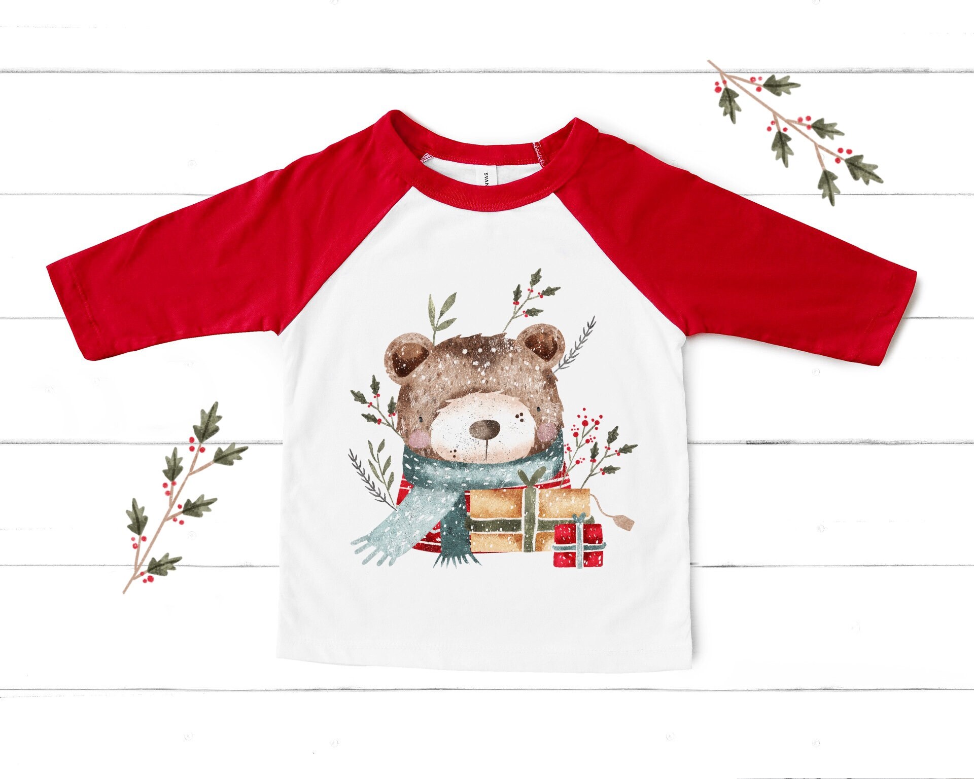 PNG for Sublimation Cute Bear Png Baby Christmas Clipart Festive PNG ...