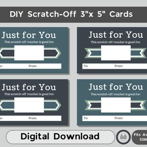Cartes à gratter bricolage | Créez vos propres cartes à gratter pour partager des cadeaux avec vos amis, votre famille, vos étudiants