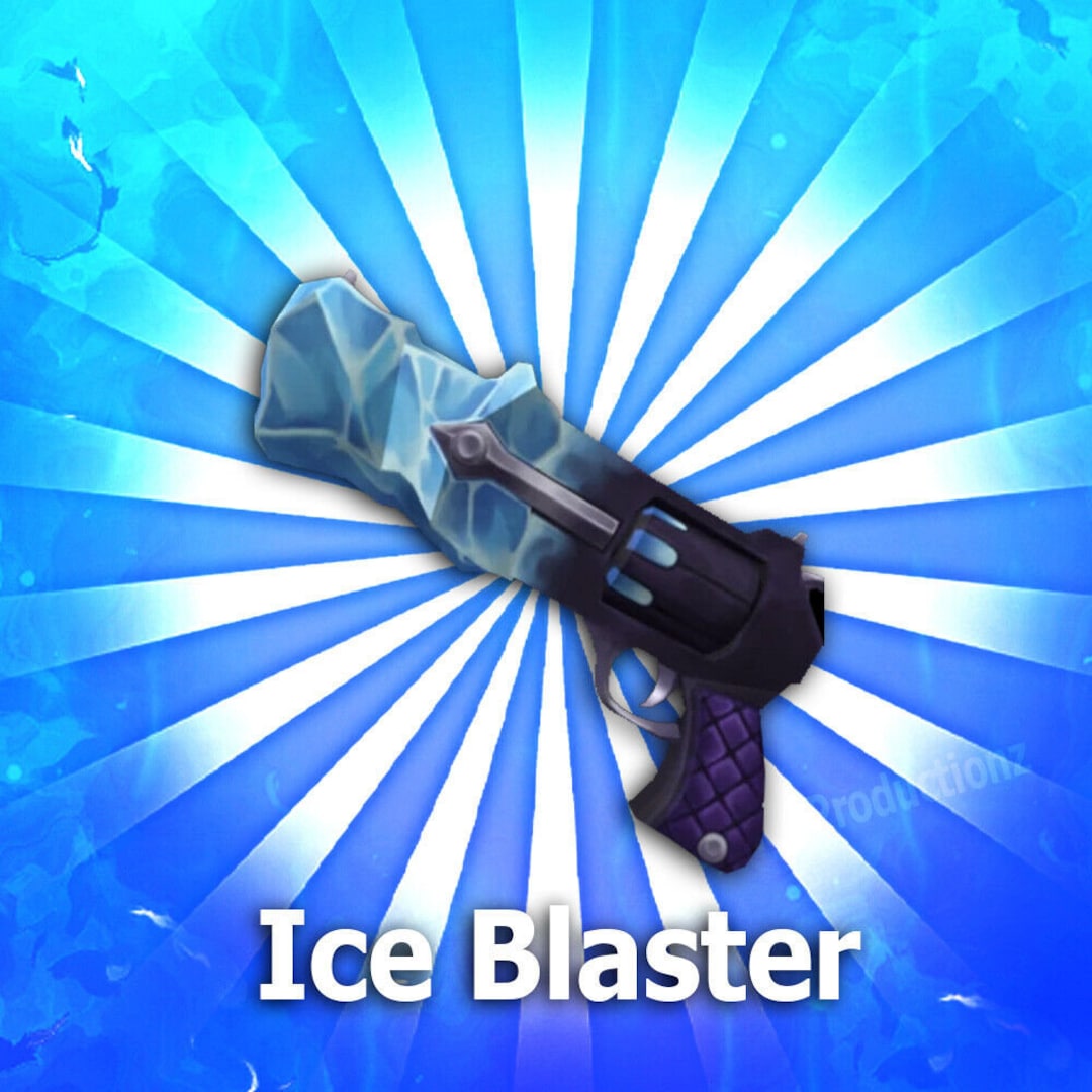 Roblox Murder Mystery 2 MM2 Ice Blaster read Description Etsy