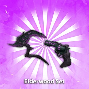 Murder Mystery 2 MM2 Elderwood Set (2 Items) Roblox