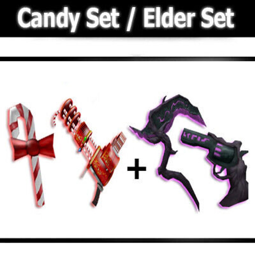 Roblox murder mystery 2 mm2 candy elderwood set read etsy