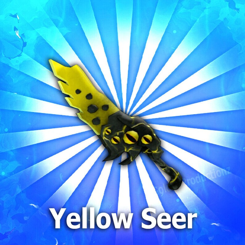 Roblox Murder Mystery 2 MM2 Yellow Seer read Description Etsy