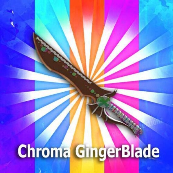 Roblox Murder Mystery 2 MM2 Chroma Gingerblade read Etsy