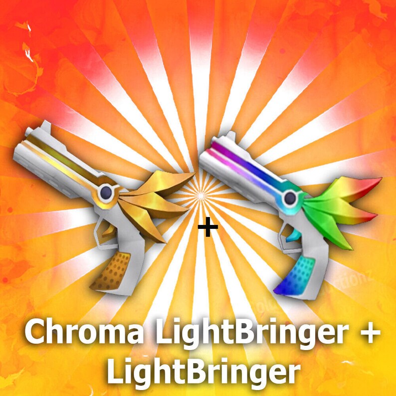 Roblox Murder Mystery 2 MM2 Chroma Lightbringer Set read Etsy