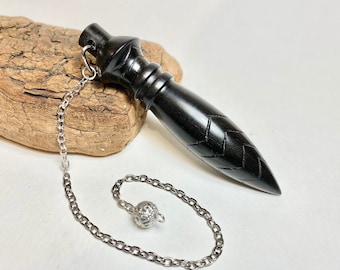 Pendulum thot ebony wood weighted | thot 22 grams ebony | thot pendulum ebony | egyptian pendulum ebony