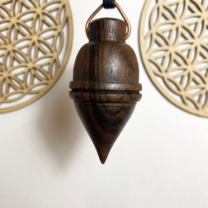 Pendule bois débène de Macassar, pendule ébène, pendule bois débène image 2