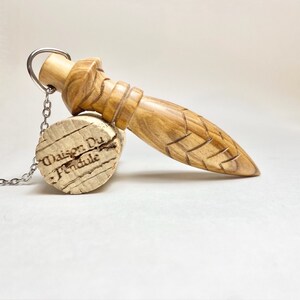 Thot pendulum in Olivier d'Occitanie wood thot wood 22 grams image 6