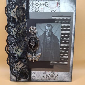 Cartão de felicitações feito à mão Vampiro