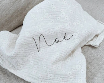 Personalized EVA baby diaper in double cotton gauze