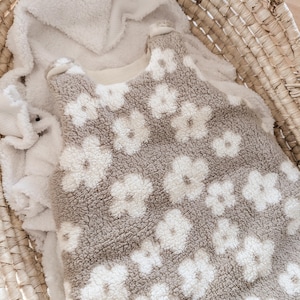 Personalized winter sleeping bag in cotton gauze or honeycomb