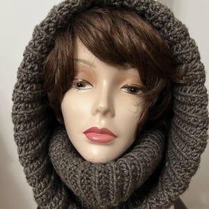 Balaclava Schal gehäkelt-Sturmhaube Schal-Woll-Kapuzenschal-Kapuzenschal Damen-Kapuzenschal Strick