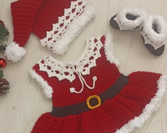 newborn christmas dress hat boot set toddler christmas costume lace collar dress redinfant girl christmasoutfit dress christmas gift costume