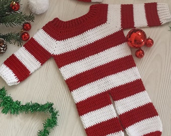 christmas costume newborn rompers hat set red white jumpsuit Santa Claus costume rompers hat set