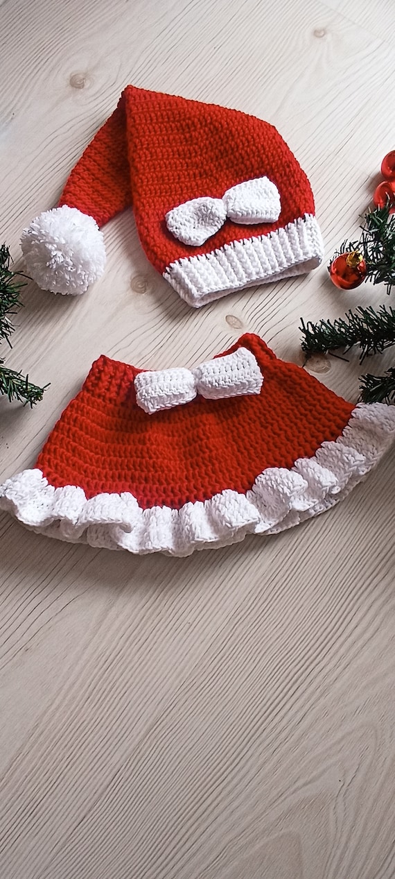 Uncinetto Maglia Natalizia Neonato Magliette Maglione Natale Mamma