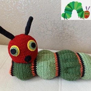 Very Hungry Caterpillar Newborn Cocoon and Hat SetHandmade Caterpillar cocoon and Hat Set – Crochet Baby Costume, Halloween baby costume