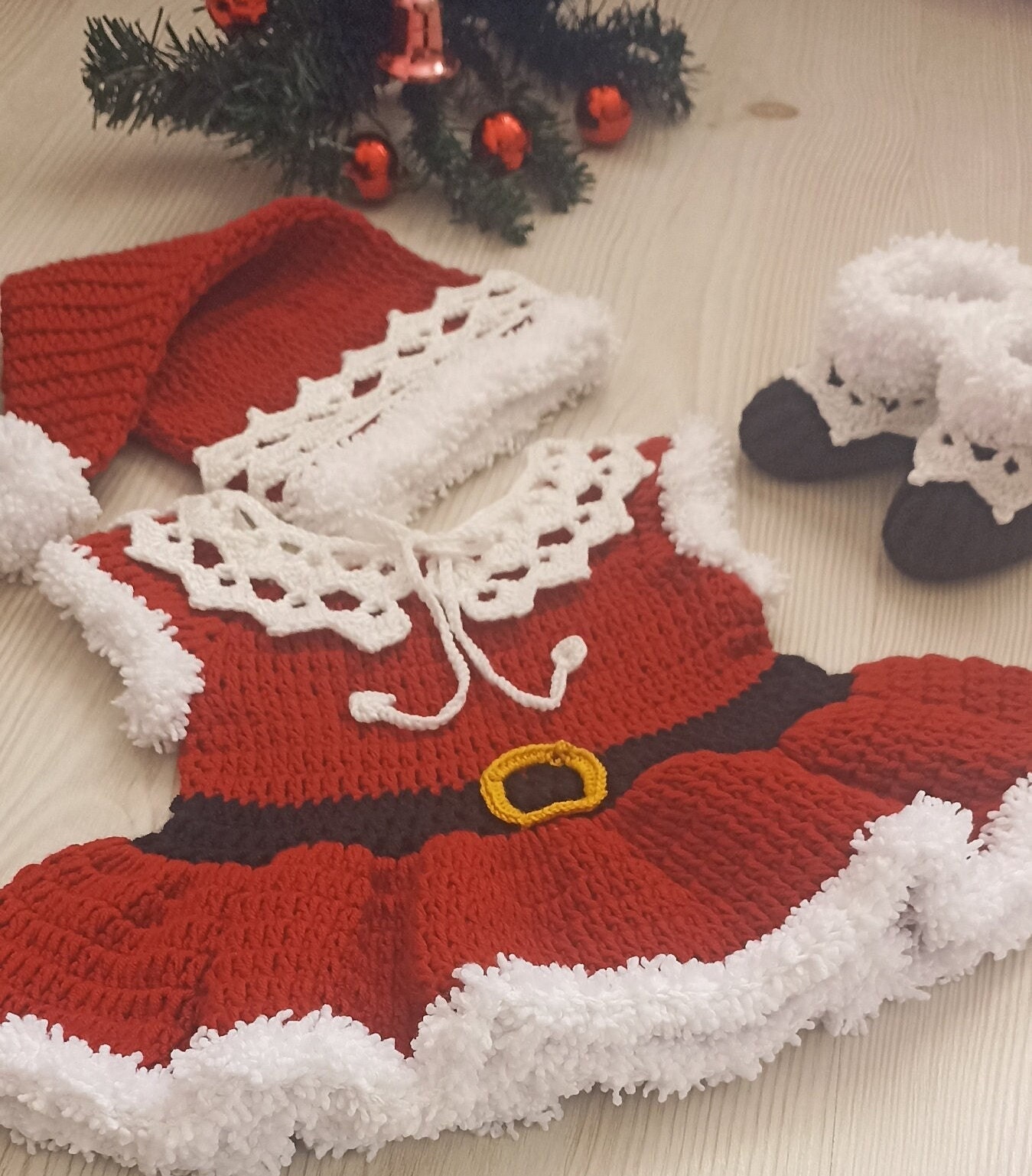 newborn christmas dress hat boot set toddler christmas costume lace collar dress redinfant girl christmasoutfit dress christmas gift costume