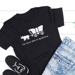 Oregon Trail Shirt, Kids Shirts, Funny T-Shirt, 80's Memorabilia Shirt, Classic Games Tee, Gift for kids, Computer Nerd Tee, Birthday Gift
