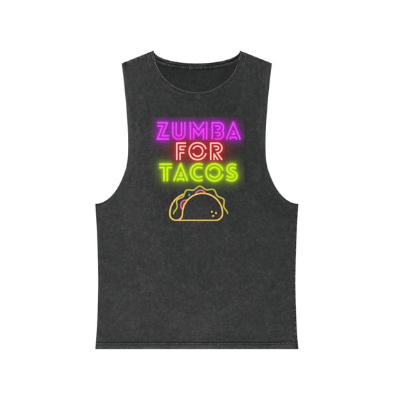 Tacos T-shirt, Zumba T-shirt, Taco Lover, Funny Workout Shirt - Main Image