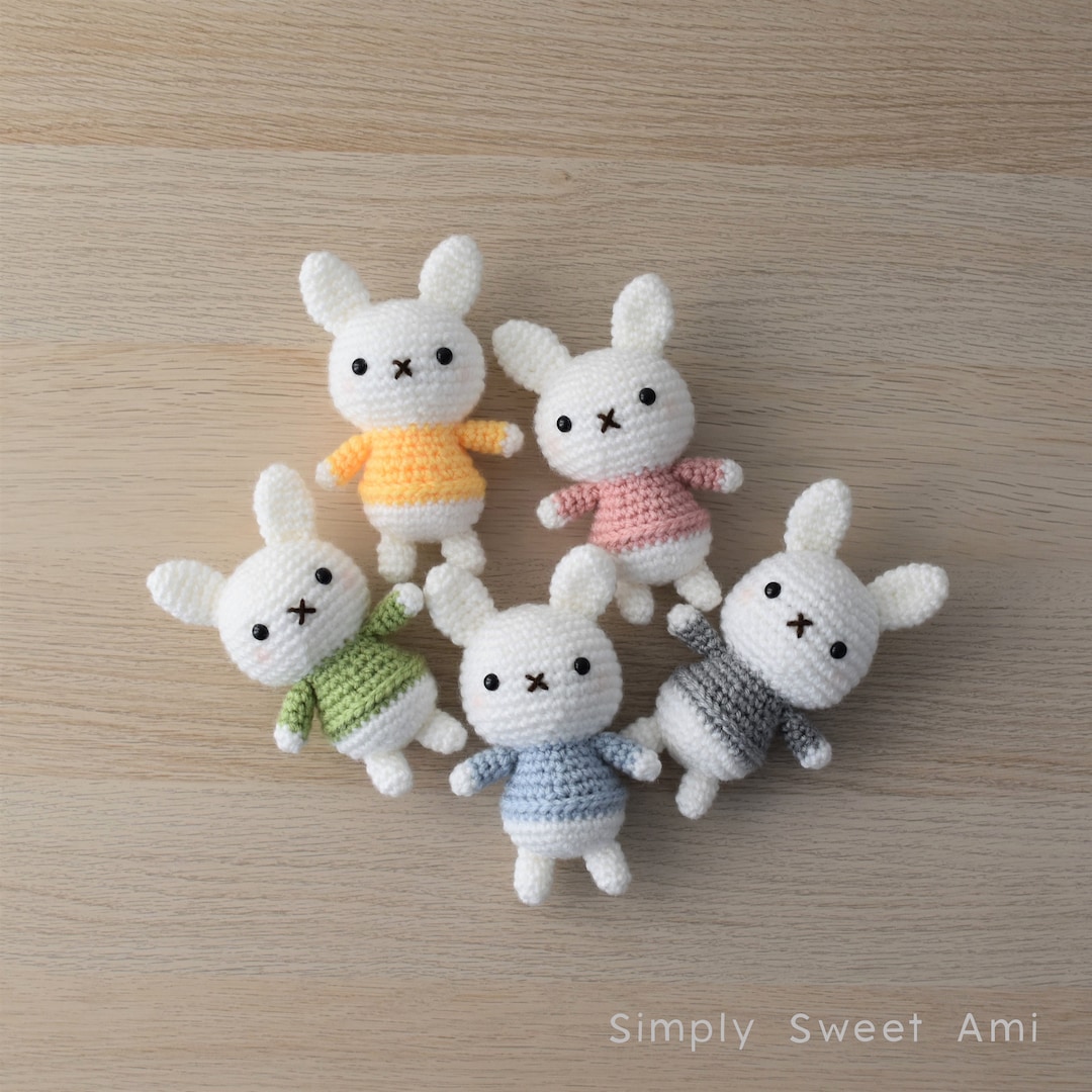 Baby Bunny Amigurumi Crochet Pattern - Etsy