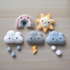 Weather Friends Amigurumi Crochet Pattern