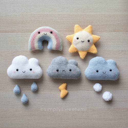 Weather Friends Amigurumi Crochet Pattern