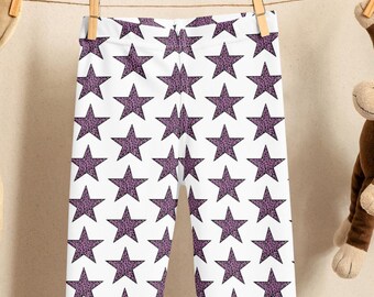 Purple Leopard Kid&#39;s Leggings