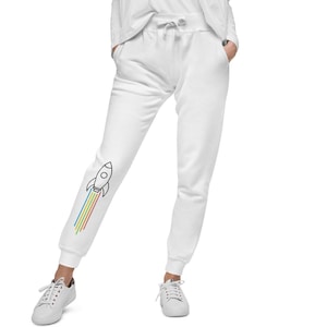 Cute Graphic Rocket Joggers