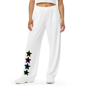 Casual wide-leg pants - Stars