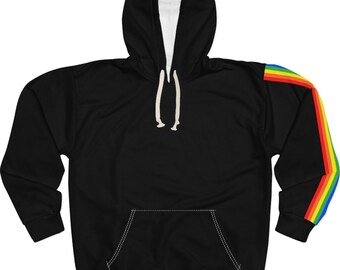 Sudadera con capucha Pullover - Rainbow Sleeve