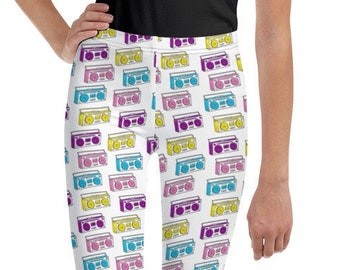 80&#39;s Music Youth Leggings