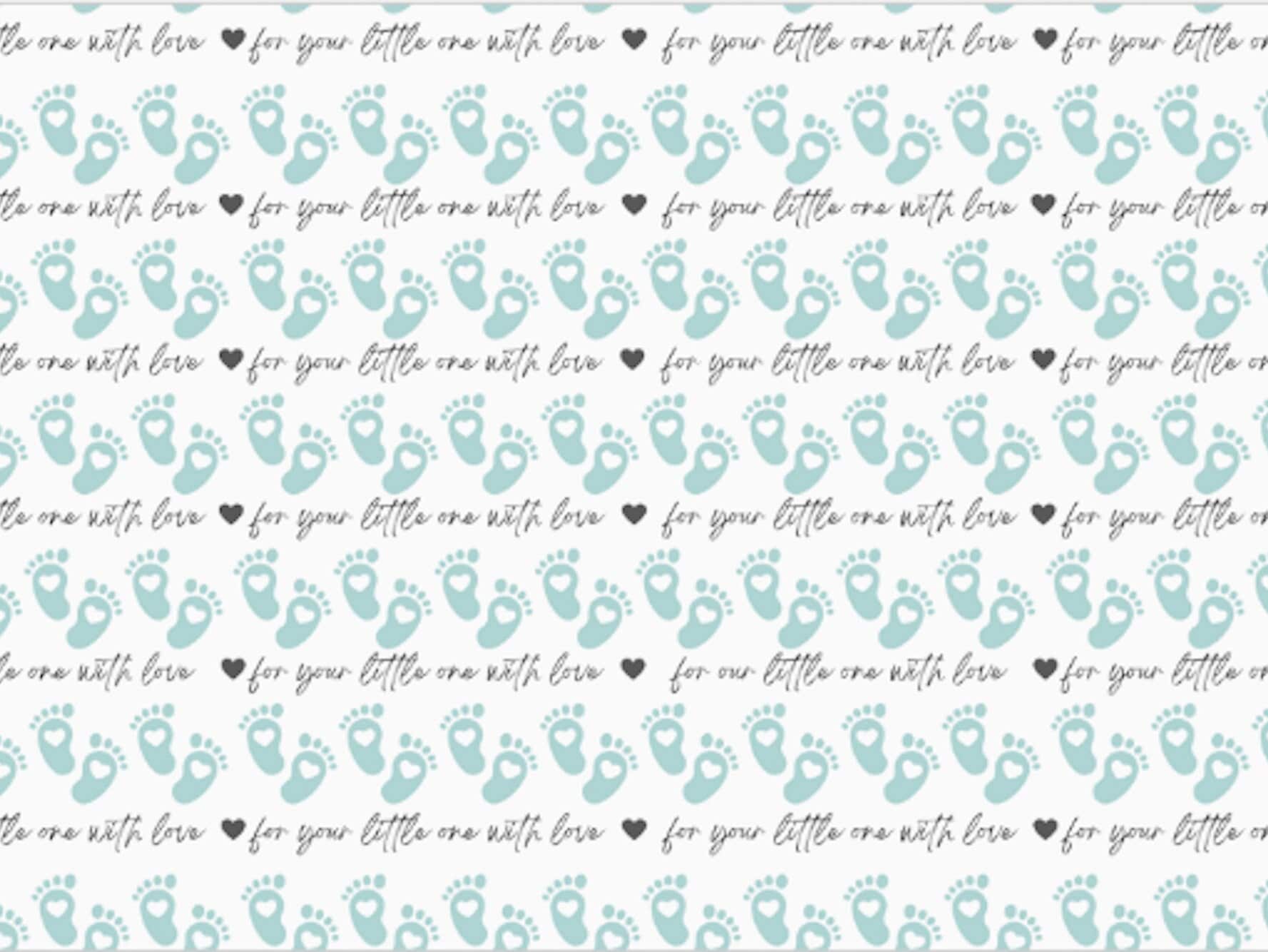 Baby Boy Gift Wrapping Paper Etsy