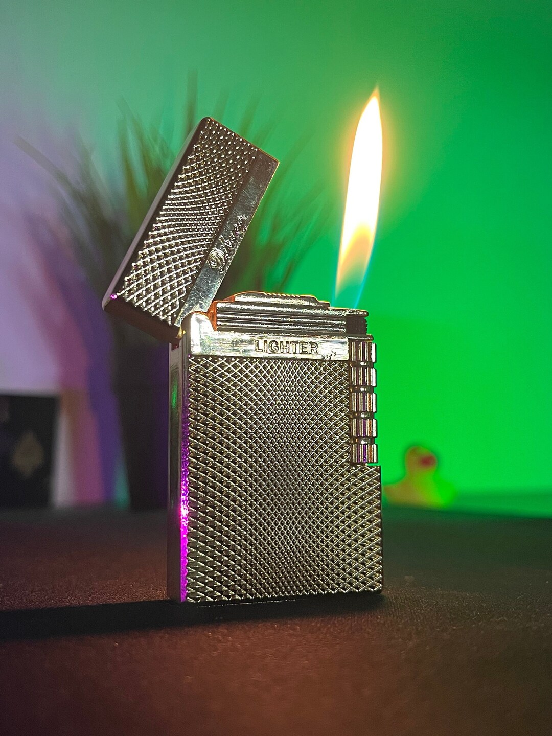 Retro Sliding Grinding Wheel Lighter Thomas Shelby Yellow Etsy