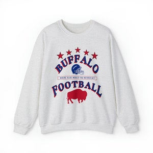 Buffalo Football, Sports Crew, Buffalo New York, Football Crew, Heavy Blend™ Crewneck Sweatshirt