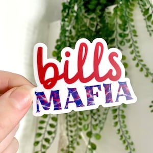 Bills Mafia Sticker: Buffalo Football Fan Art