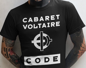 CABARET VOLTAIRE - New Wave / Post Punk / Industrial / Acid House / Electro / Electronic Music / Sheffield / U.K. /80s /  T-shirt