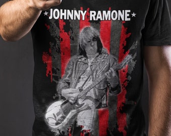 Johnny Ramone T-shirt – Punk Rock Guitar Tee, NYC