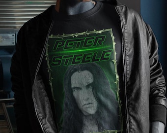 Camiseta de metal gótico negativo Type O de Peter Steele – Camiseta de banda de doom oscuro