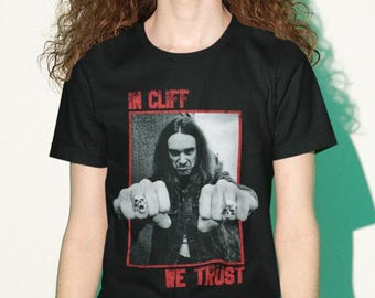 Cliff Burton Bass Player T-Shirt (US) – 80s Thrash Metal Icon Tee