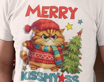 Grumpy Cat Christmas T-Shirt – Funny Holiday Tee