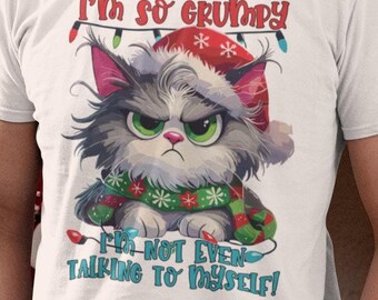 Grumpy Cat Christmas T-Shirt – Funny Holiday Tee