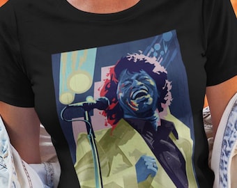 James Brown Portrait T-Shirt – Godfather of Soul, Rhythm & Blues