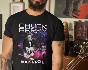 Chuck Berry Rock N Roll T-Shirt - 50s Rockabilly Style