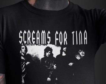 Screams for Tina T-Shirt – Dark Goth Death Rock Graphic Tee