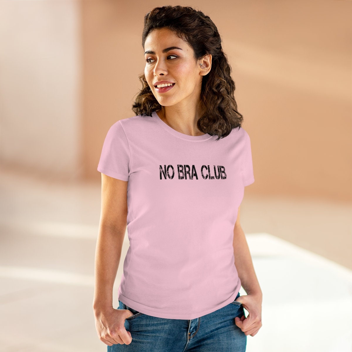 NO BRA CLUB Ladies Fit / Cool / Funny / Gift / T-shirt / Sexy / Eye  Catching / Party / Disco / Beach / Night Out / Hen Night / Tshirt -   Canada